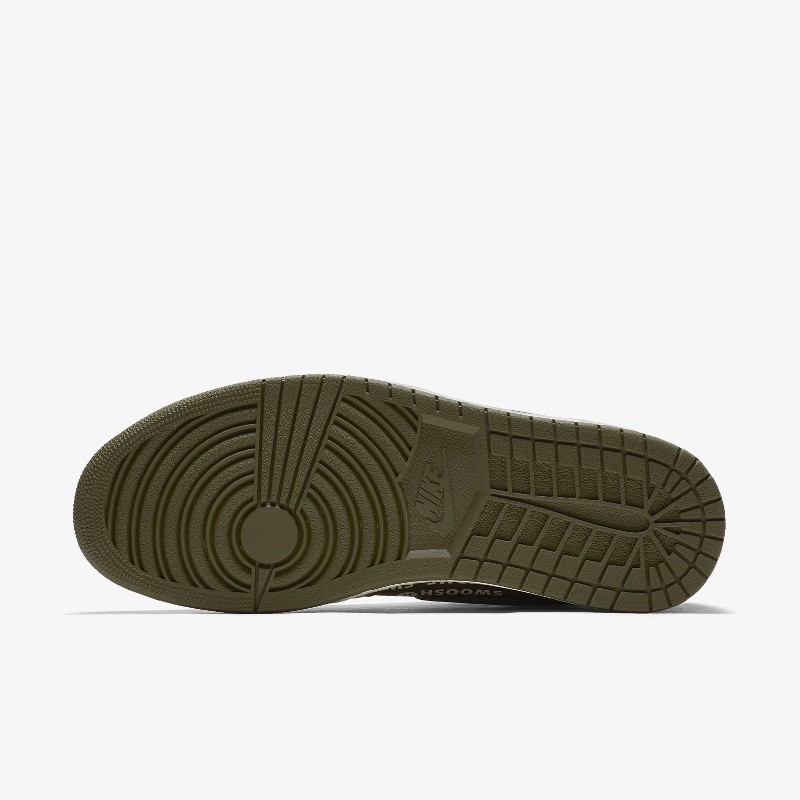 Air Jordan 1 High OG Nike Air Pack Olive Canvas | 555088-300