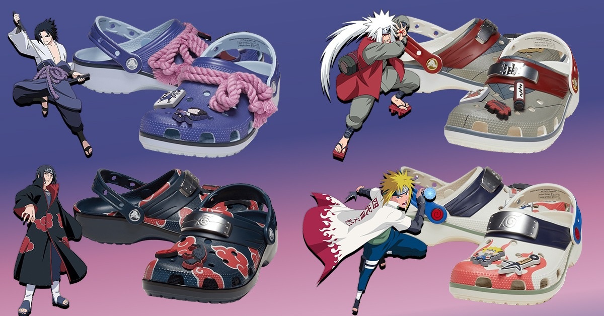 Naruto Shippuden x Crocs: New Character-Themed Clogs