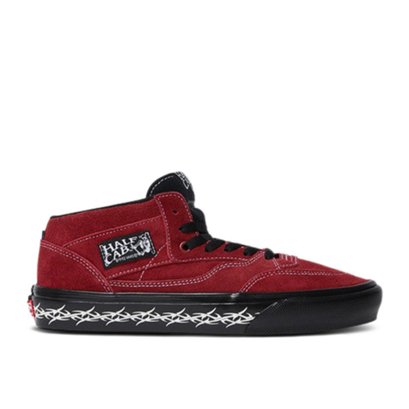 Vans Supreme x Half Cab 'Barbed Wire - Burgundy' | VN0A5KRWZ3S