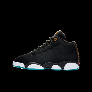 Kids Nike Jordan Horizon Low BG Black Rio Teal Basketball | 846365-019