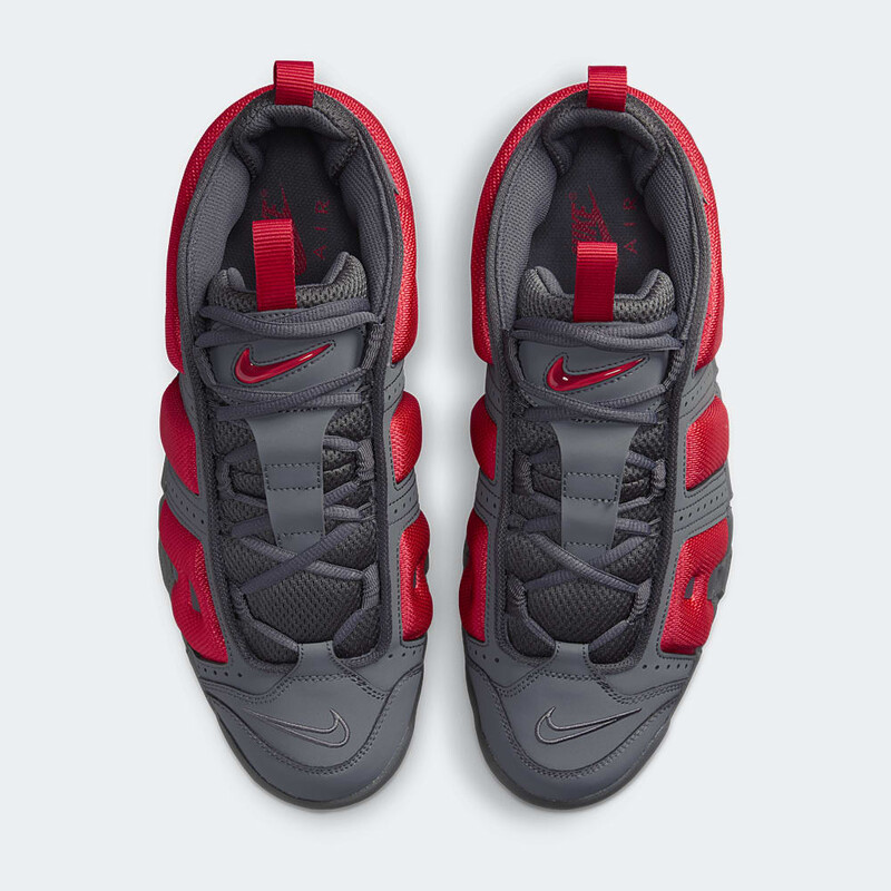 Nike Air More Uptempo Low "Dark Grey/Light Crimson" | FZ3055-002