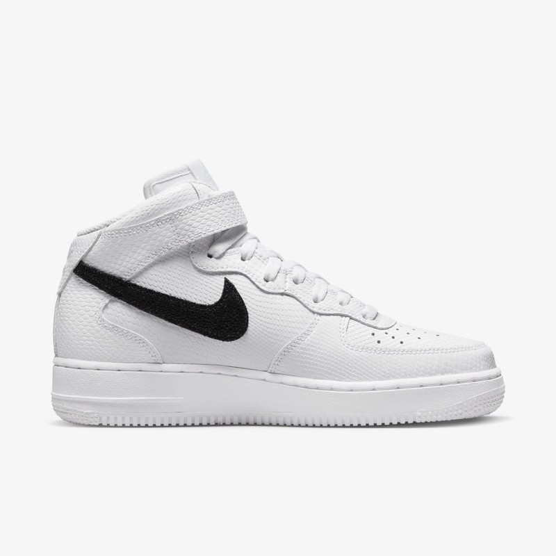 Nike Air Force 1 Mid White Snakeskin | DZ5211-100