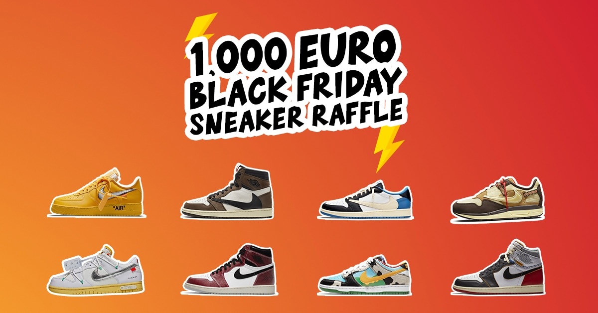 1,000€ Black Friday Sneaker Raffle