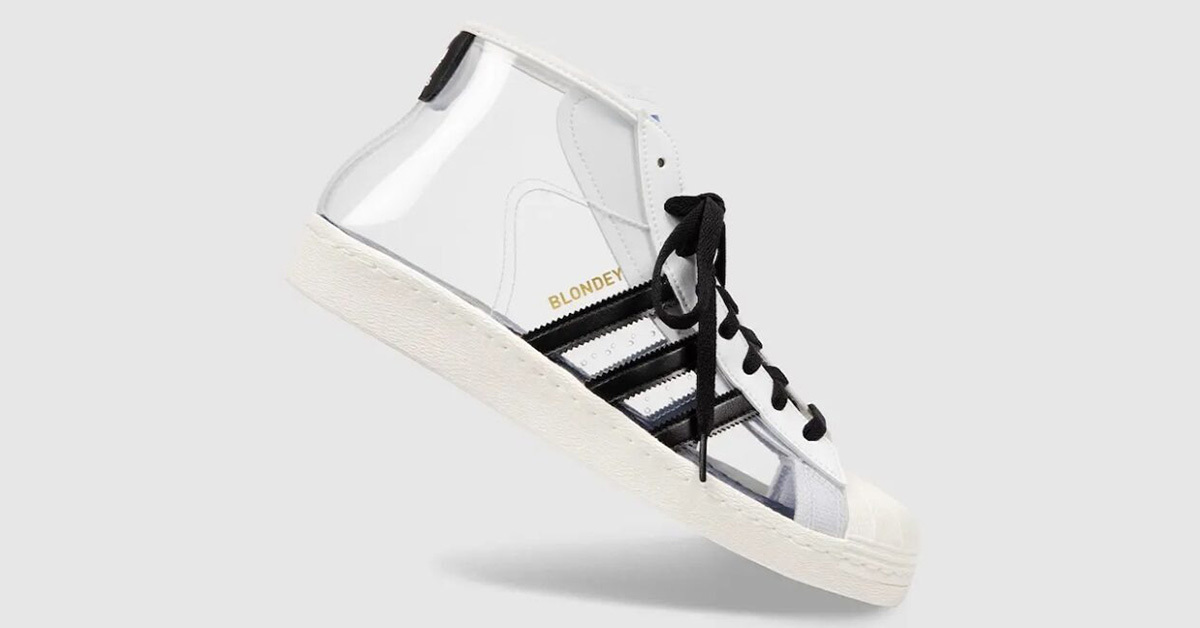 Transparente Eleganz mit dem Blondey McCoy x adidas Blondey Pro Model ADV „White“