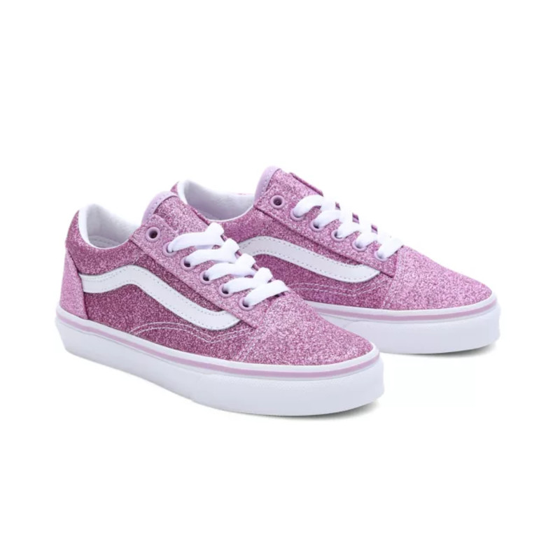 Vans old shop skool pink glitter