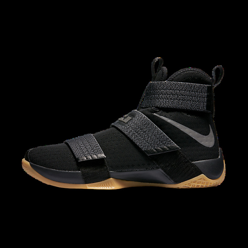 Nike LeBron Zoom Soldier 10 Black Gum 844378 009 Grailify