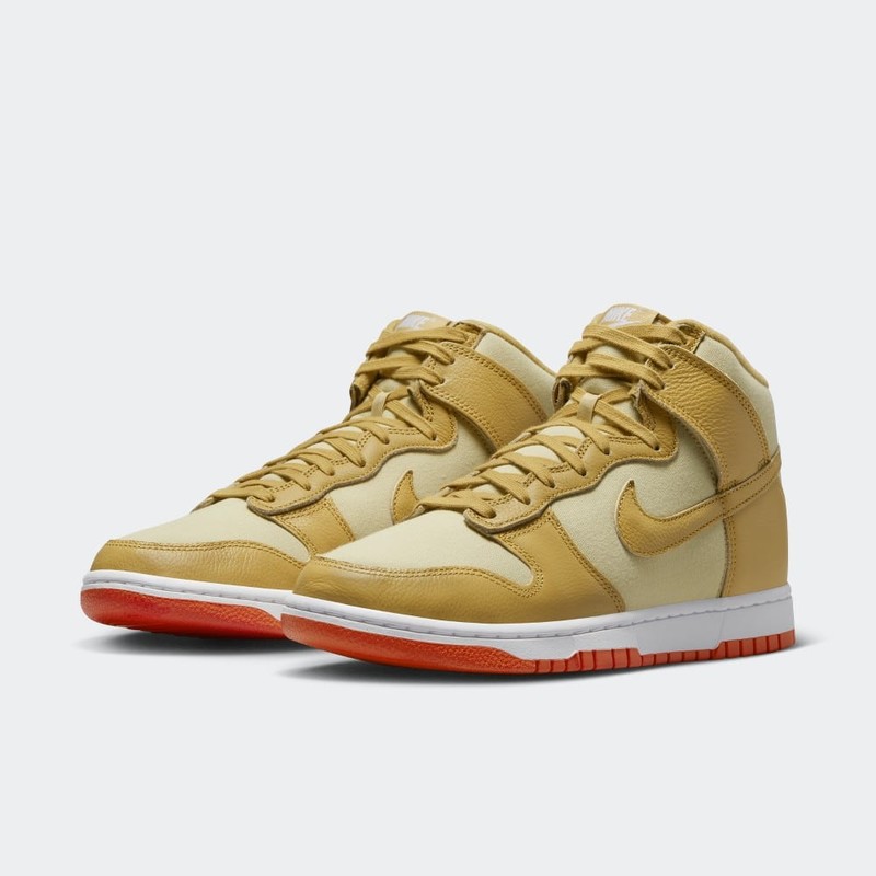 Nike Dunk High "Gold Canvas" | DV7215-700