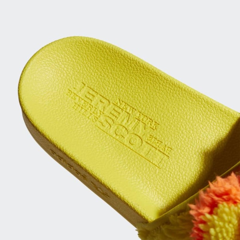 Jeremy Scott x Teddy Adilette Yellow | Q46582