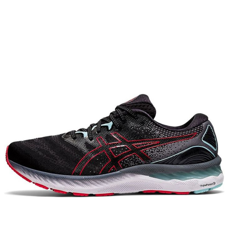 1011B006 asics gel kayano 24 lite show 41 007 ASICS Gel Nimbus 23 2E Black Red Marathon Running