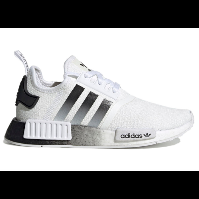 Adidas nmd r1 white best sale black gradient