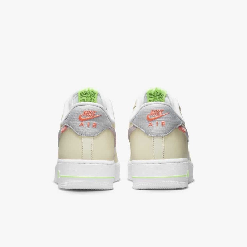 Nike Air Force 1 Neon Stitching Tan | FB1852-111