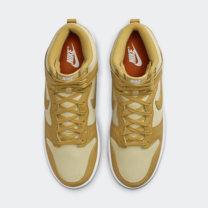 Nike Dunk High "Gold Canvas" | DV7215-700