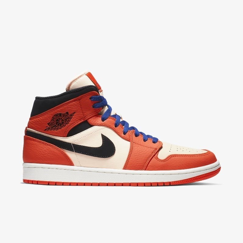 Air Jordan 1 Mid Team Orange | 852542-800