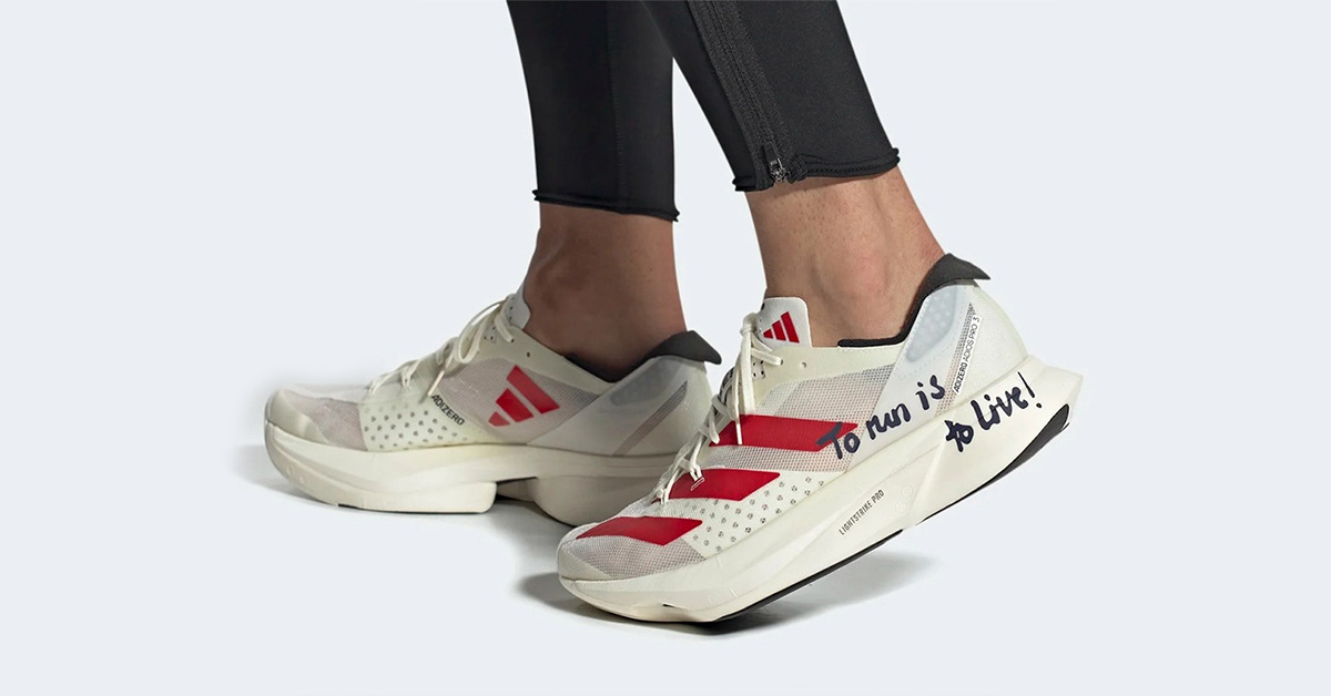 A "To run is to live!" Text on the Adizero Adios Pro 3 Inspires Runners A "To run is to live!" Text on the Adizero Adios Pro 3 Inspires Runners
