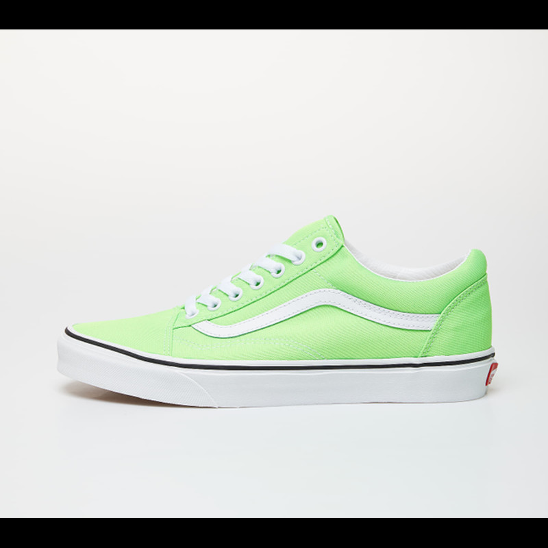 Vans old skool 2024 white and green