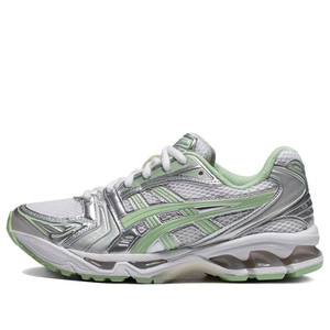 ASICS Womens WMNS Gel-Kayano 14 Silver Green Athletic | 1202A056-105
