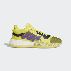 adidas Marquee Boost Low Yellow Purple Black | G27743