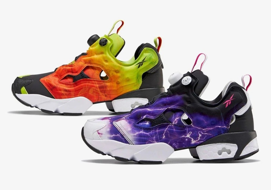 Reebok Instapump Fury mit elementarischen Prints