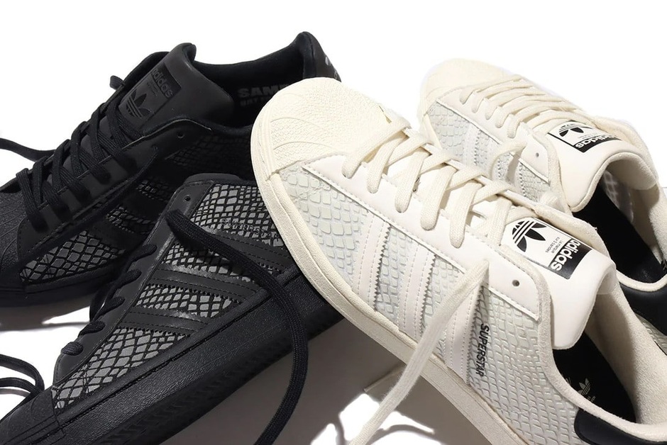 atmos x adidas Superstar with Reflective Snakeskin Upper