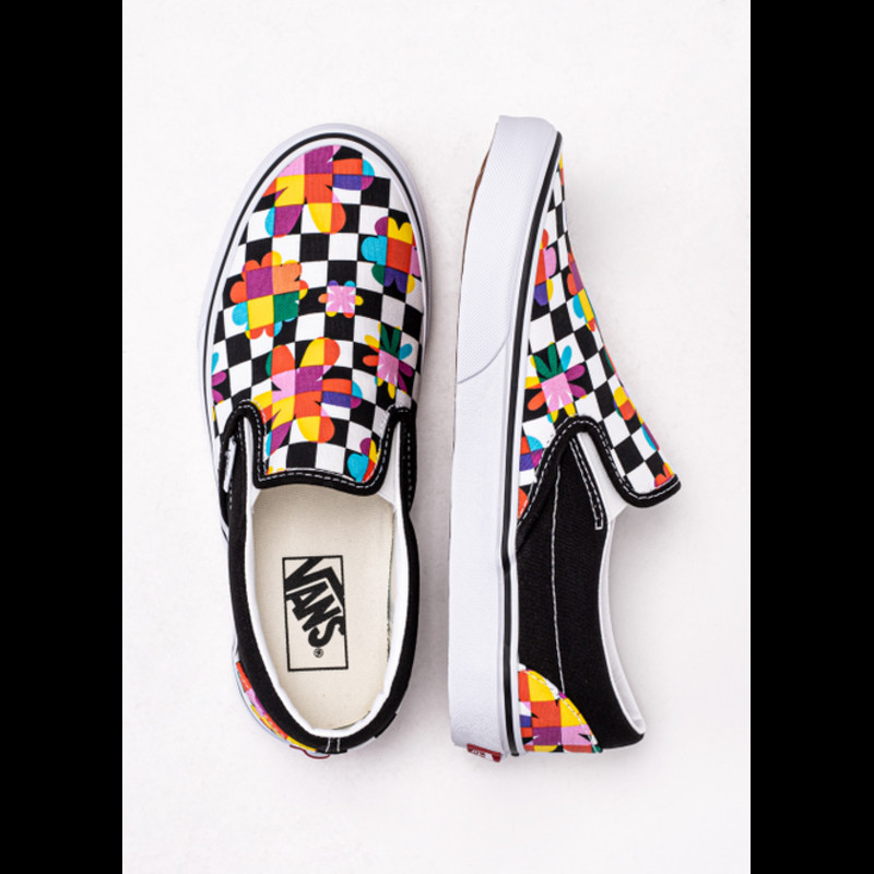 Checkerboard hotsell floral vans