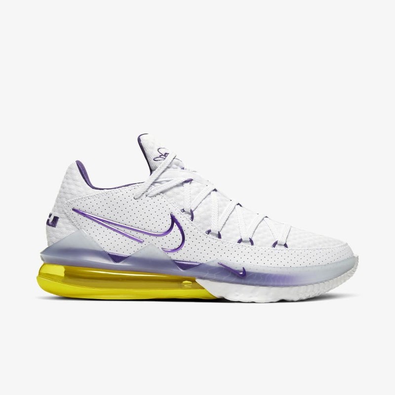 Nike Lebron 17 Low Lakers Home | CD5007-102