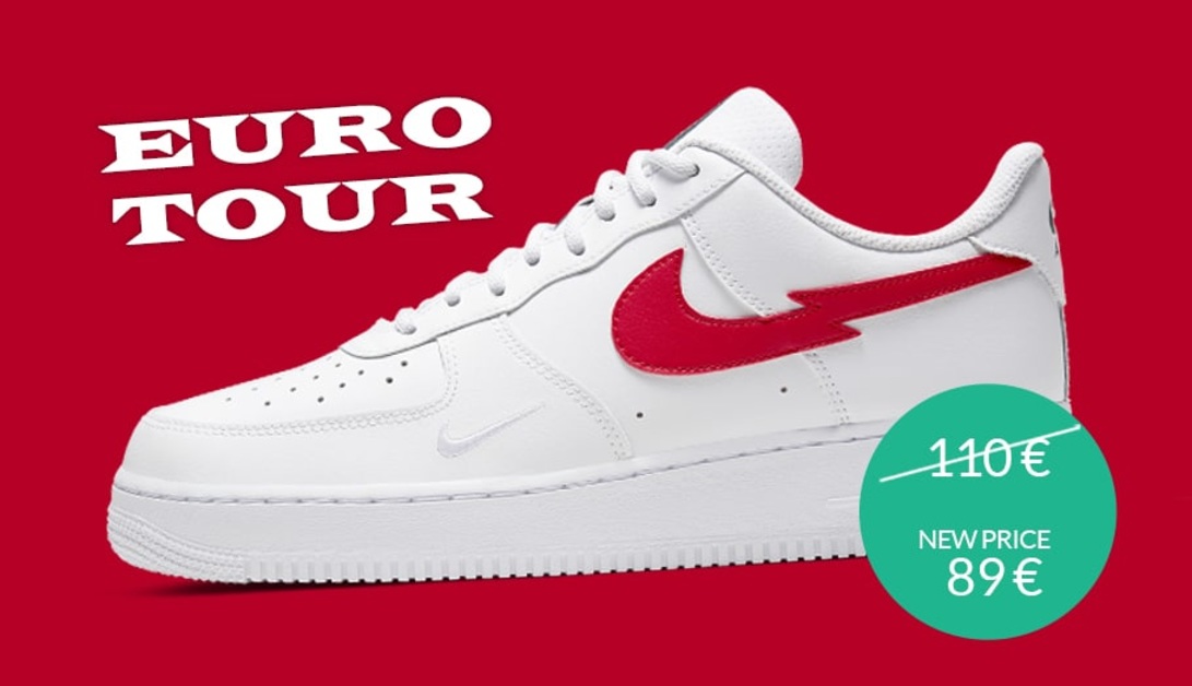 Wo du den Nike Air Force 1 „Euro Tour“ kaufen kannst
