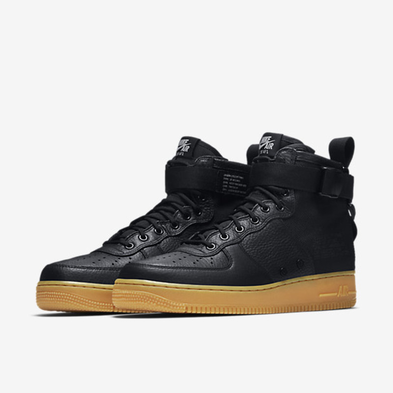 Nike SF Air Force 1 Mid Black Gum | 917753-003