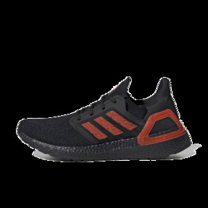 Adidas ultra boost laceless outlet black y solar orange