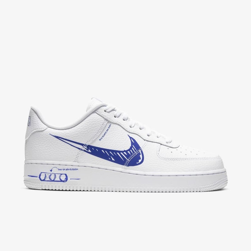 Nike Air Force 1 Sketch Blue | CW7581-100