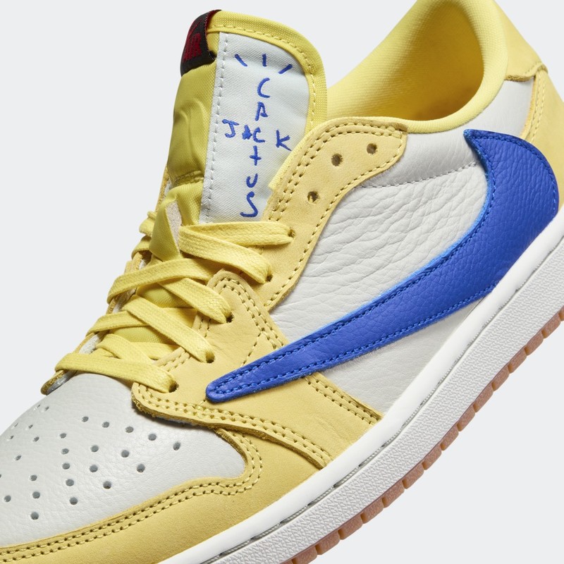 Travis Scott x Air Jordan 1 Low OG "Canary" | DZ4137-700