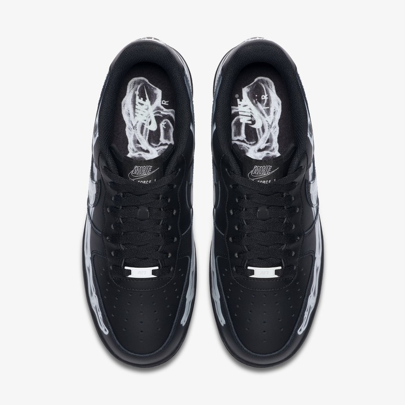 Nike Air Force 1 QS Skeleton Black | BQ7541-001