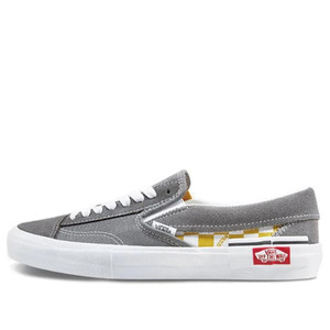 Vans Slip-On CAP 'Checkerboard - Pewter Mango Mojito' Pewter | VN0A3WM5V0D