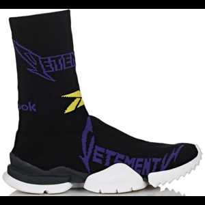 Reebok Sock Runner Vetements Black Yellow Purple | CN7273