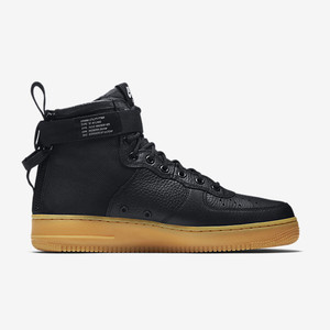 Nike SF Air Force 1 Mid Black Gum | 917753-003