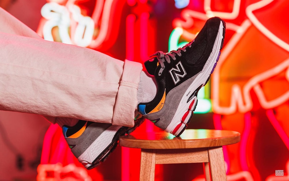 Business in Front, Party in the Back - the New DTLR x New Balance 2002R "Masquerade" Is Colourful