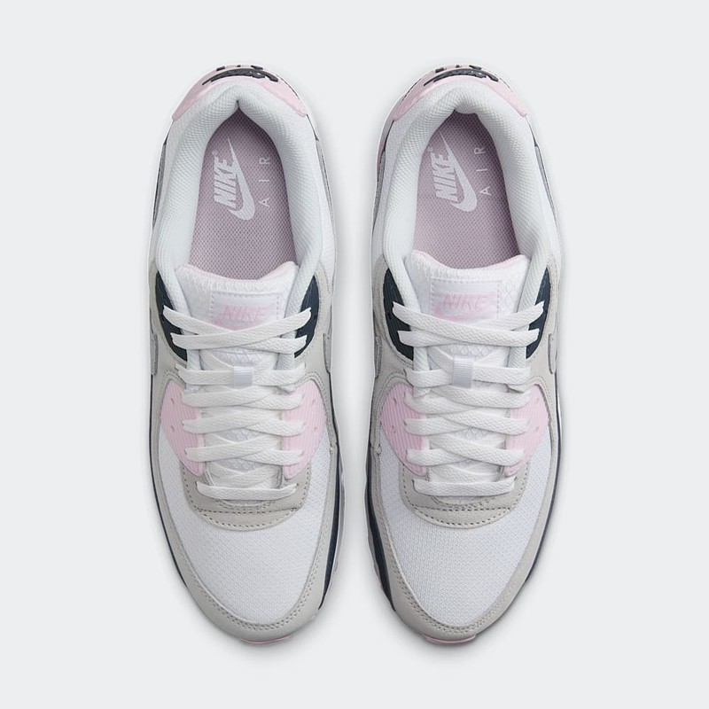 Air max 90 white pink on sale