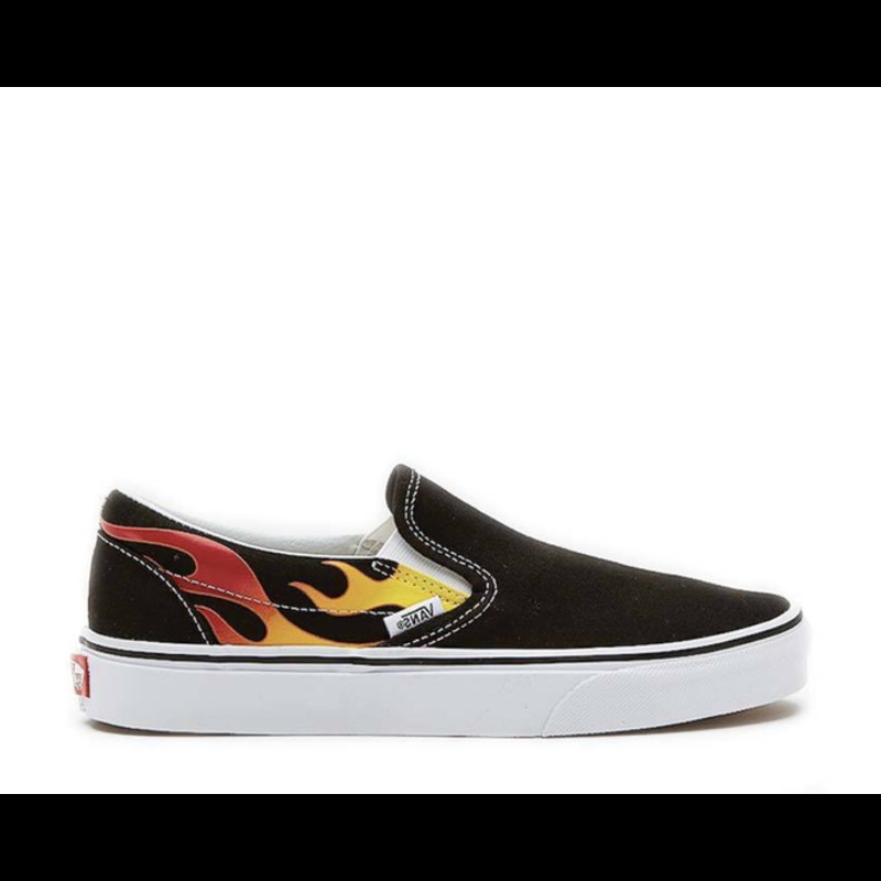 Vans slip on flammes hot sale