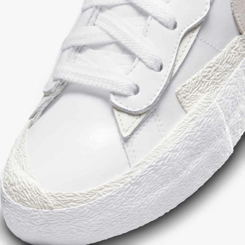 Sacai x Nike Blazer Low White Patent | DM6443-100