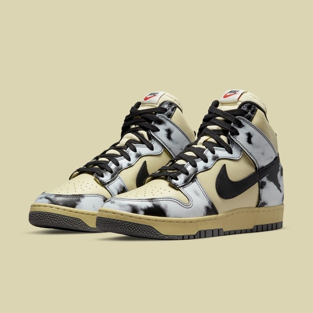 Nike Dunk High 1985 "Acid Wash" Drops in Black and Cream