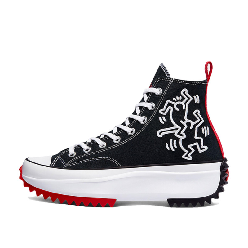 Converse WMNS x Keith Haring Run Star Hike High Black Red | 171859C-001