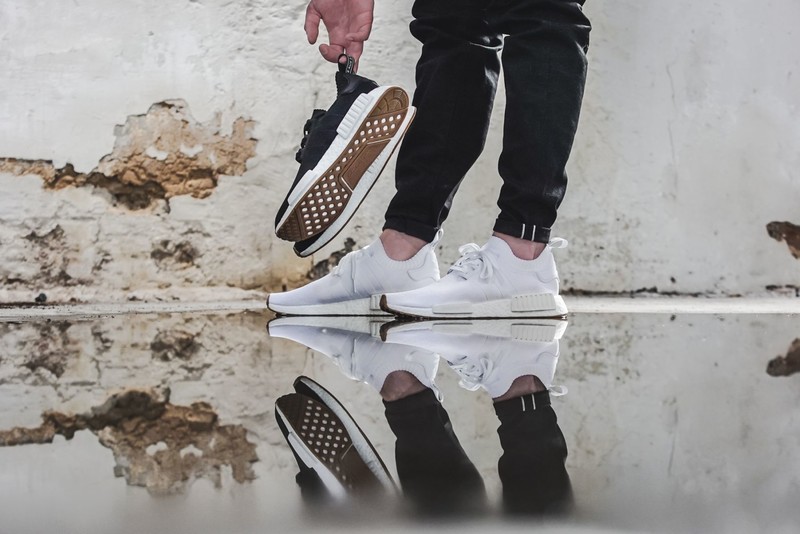adidas nmd r1 primeknit white white gum