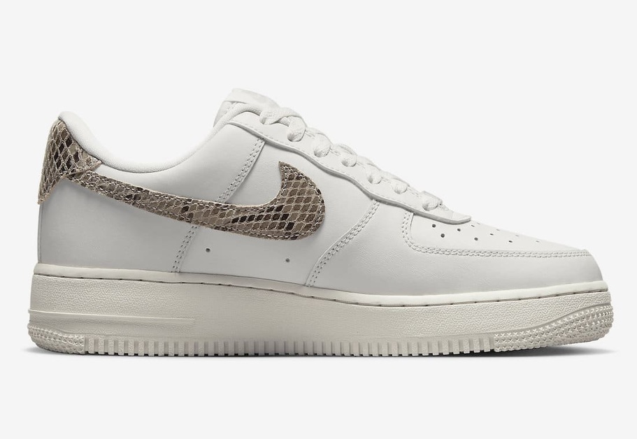 Dezentes Snakeskin Makeover auf dem Nike Air Force 1