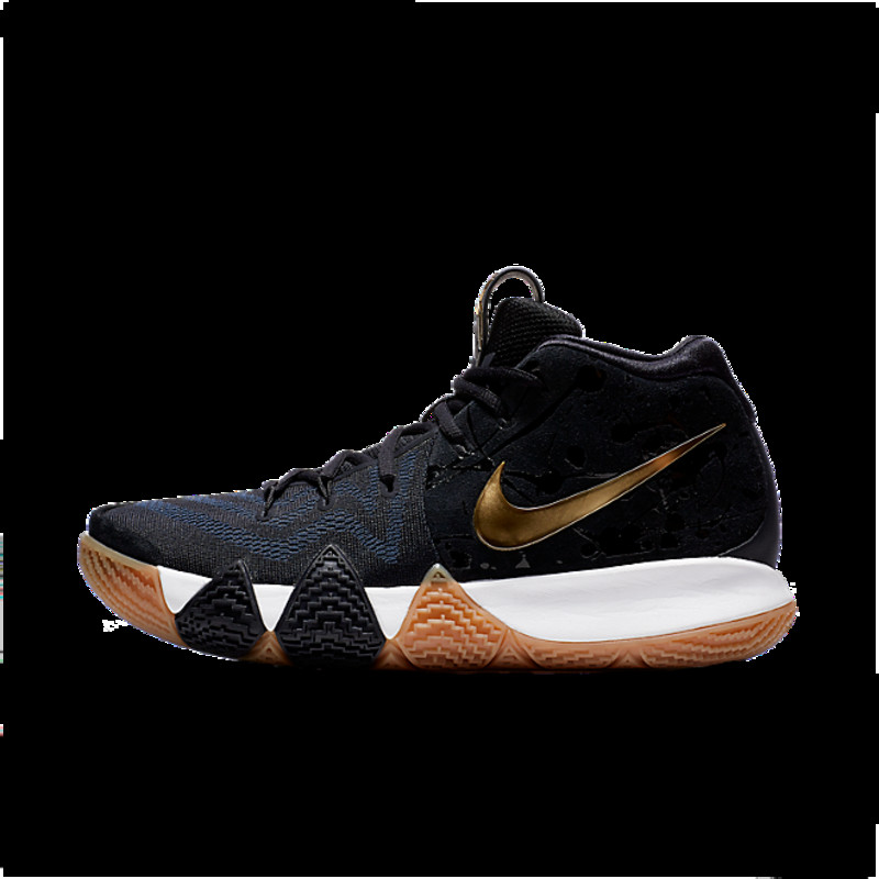 Kyrie 4 black on sale blue