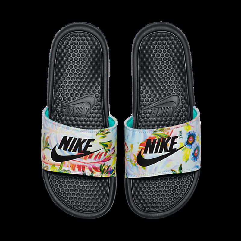 Nike slides clearance women floral