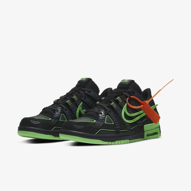 Nike Air Rubber Dunk x OFF-WHITE Green Strike (CU6015-001) Men