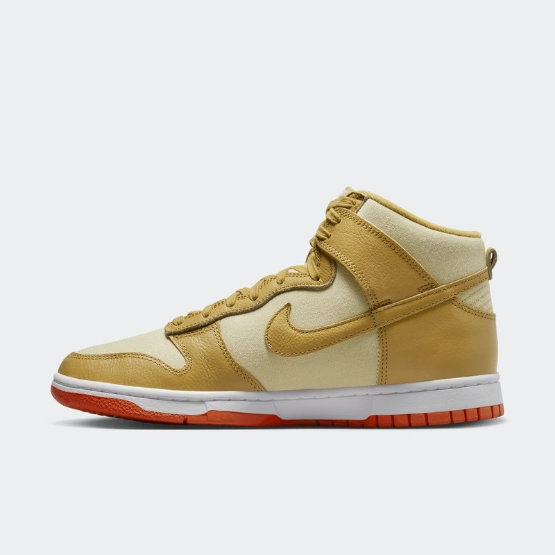 Nike Dunk High "Gold Canvas" | DV7215-700