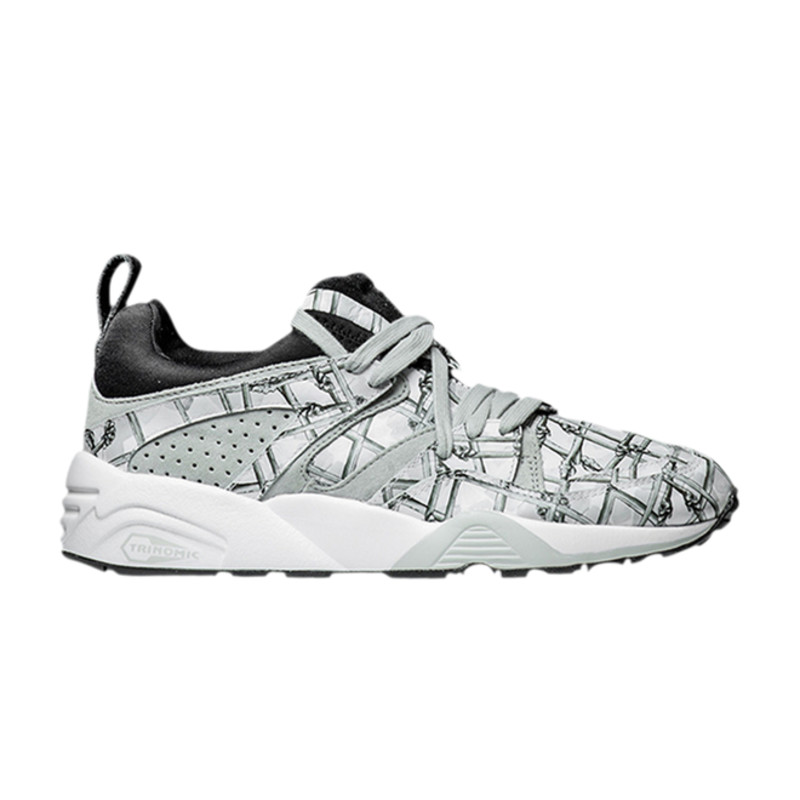 puma calibrate runner luxe nimbus cloud puma white x cali metallic puma blancrose metallic 36 unisex 'Glacier Grey' | 361161-01