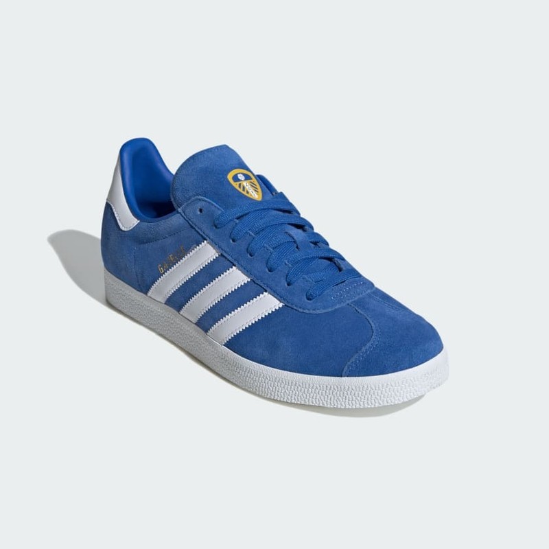 Leeds United x Agravic adidas Gazelle "Blue/White" | IE8497