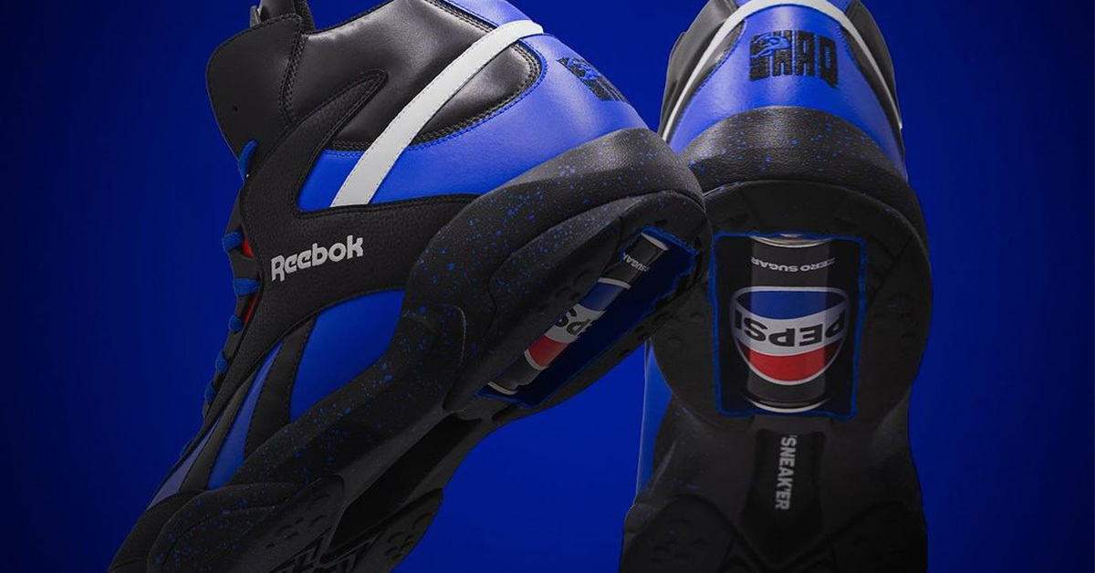Shaq und Pepsi feiern 32 Jahre mit exklusiven Reebok Shaq Attaq Custom Sneakers