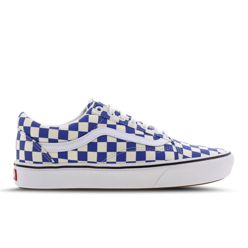 Vans old skool outlet blue and white checkered